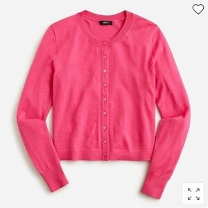 $118 J. Crew Button-Up Cardigan 100% merino wool sweater, M, Medium